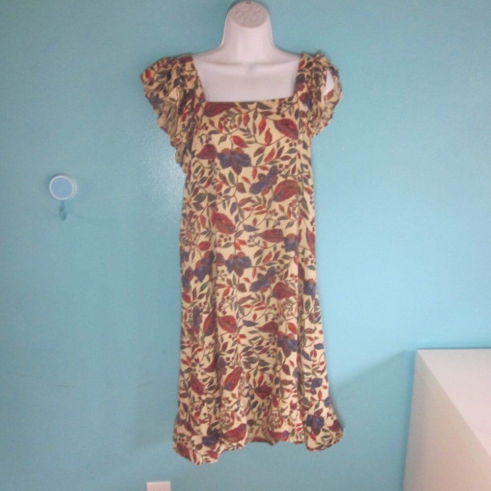 House of Harlow 1960 Womens Size S Floral Sleeveless Summer Shift Dress